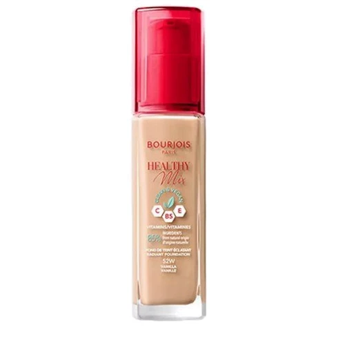 Bourjois Radiance Reveal Healthy Mix Foundation №52W (vanilla) Тональний крем 30ml