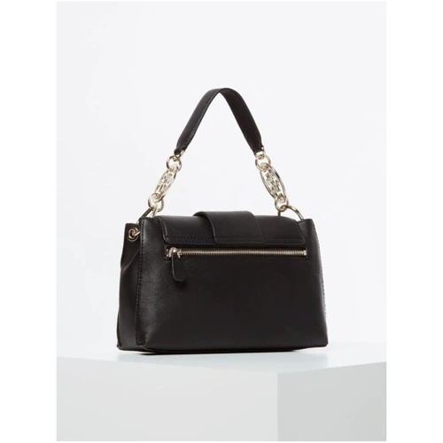 Женская сумка через плечо Guess Tara Top Handle Flap черная (HWEG7474180-BLA): Пол Женский