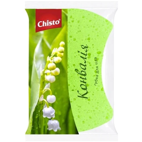 Chisto Губка банная поролоновая Ландыш