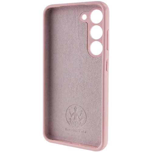 Чехол для телефонов Lakshmi Premium Silicone Case with Logo Full Camera Pink Sand for Samsung S911 Galaxy S23: Материал силикон