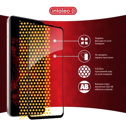 Intaleo Tempered Glass Full Glue Black для Infinix Hot 50i фото 6