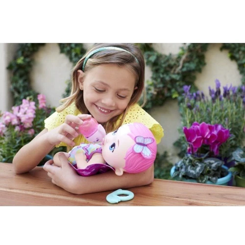 Пупс My Garden Baby Розовые крылышки с бутылочкой (GYP10) фото 4