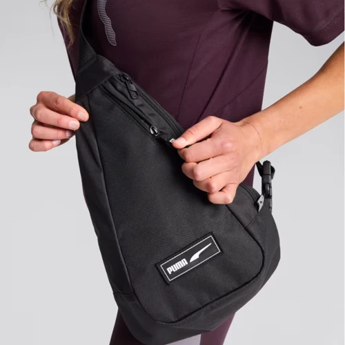 Сумка Puma DECK Sling Bag 13L черная Уни 39х25х12 см (090705-01): Тип сумка