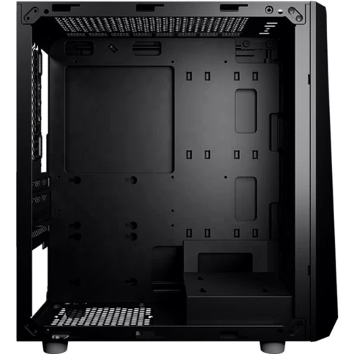 Корпус Segotep Prime V Black (SG-LZV): Матеріал передній панелі пластик