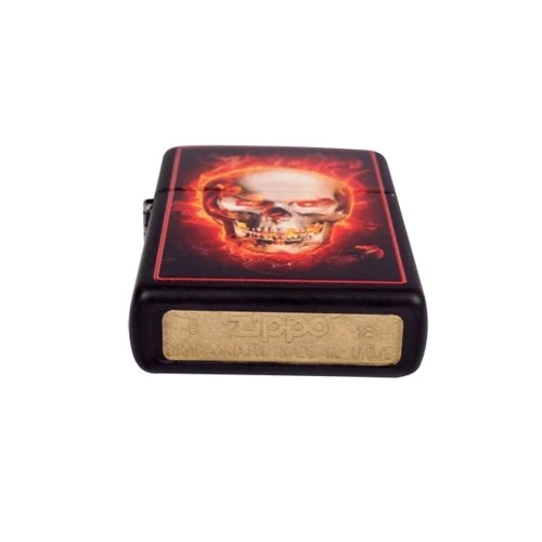 Зажигалка Zippo 218 BURNING SKULL (28307) фото 6
