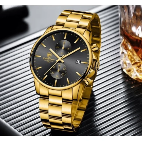 Наручные часы Cheetah Mars Gold (1444): Механизм Кварцевый