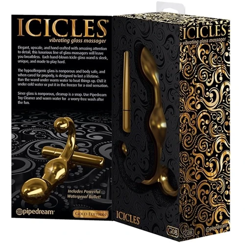 Вибростимулятор Icicles Gold Edition G08