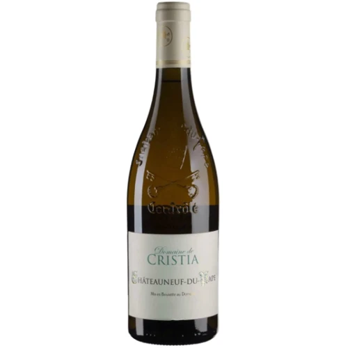 Вино Domaine de Cristia Chateauneuf-du-Pape Blanc 2021 біле сухе 0.75 л (BWR8301)