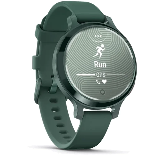 Смарт-часы Garmin Lily 2 Active Jasper Green with Jasper Green Silicone Band (010-02891-02): Материал корпуса Анодированный алюминий