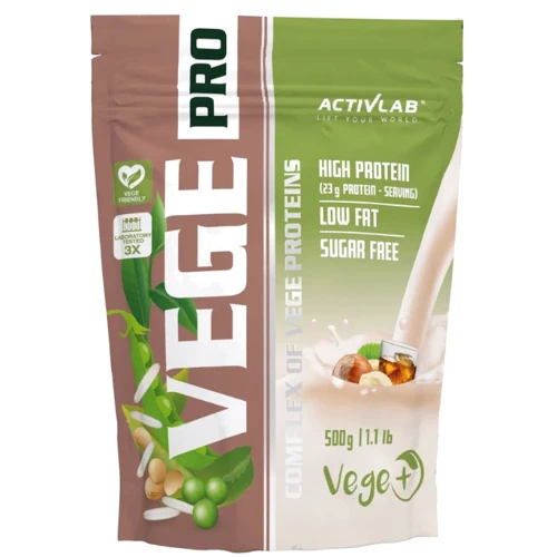 Протеин Activlab Vege Pro 500 g / 16 servings / rum and nut