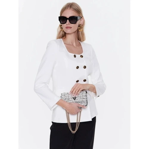 Жіноча сумка крос боді GUESS SPARK MICRO MINI чорно-біла (HWTZ8700780-BKW): Країна виробник США
