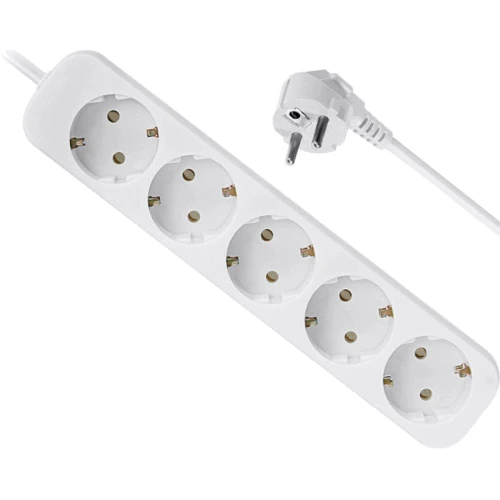 Сетевой фильтр Defender E550 5.0 m 5 розеток white 99231