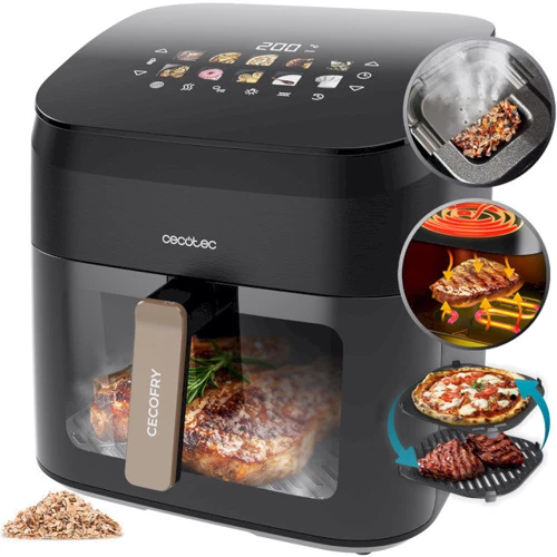 Фритюрница CECOTEC Cecofry&Grill Smokin 8500 (A01 EU01 101136): Тип устройства Мультипечь (аэрофритюрница)