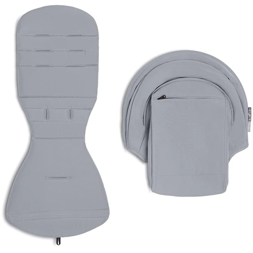 Универсальная коляска BABYZEN YOYO² с люлькой Bassinet Stone/Серый без дождевика белая рама (BZ10109-01/595410/595): Материал колес полиуретан