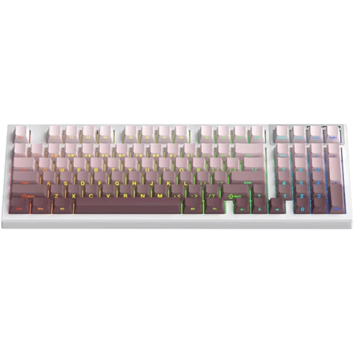 Клавиатура FL Esports FL980 V2 Sakura Pink Kailh Box Blueberry Ice Cream Switch South LED wireless Three-Mode