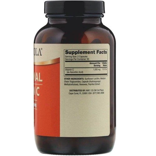 Dr. Mercola Liposomal Vitamin C 180 Caps Липосомальный витамин С: Тип Витамин C