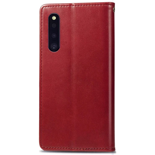 Аксессуар для смартфона Mobile Case Getman Gallant Red for Samsung A415 Galaxy A41: Материал искусcтвенная кожа