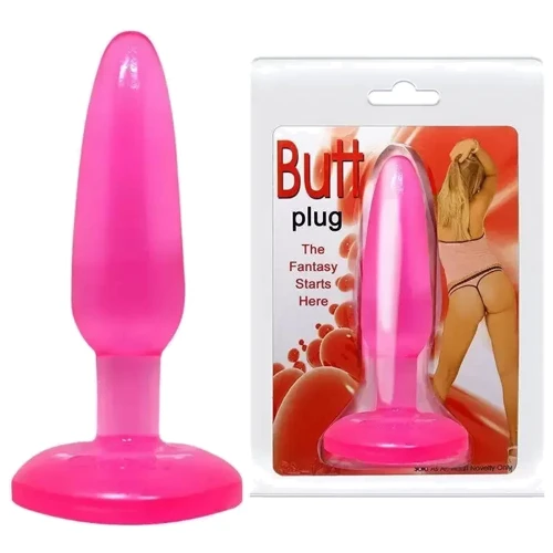 Анальная пробка на присоске Butt plug, BI-017001 Pink