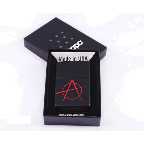 Зажигалка Zippo 218 Black Matte Anarchy (20842) фото 3