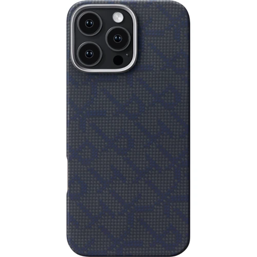 Чехол для iPhone Pitaka Monogram Tactile Woven Case Black/Blue for iPhone 16 Pro: Тип аксессуара чехол