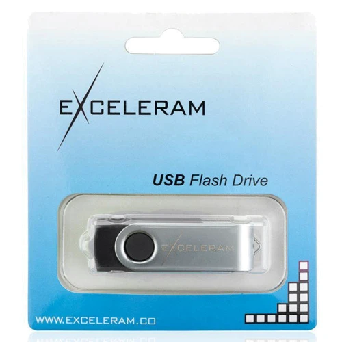USB-флешка eXceleram 32GB P1 Series USB 3.1 Gen 1 Silver/Black (EXP1U3SIB32): Объем памяти 32 GB
