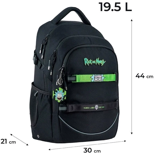 Рюкзак Kite Education teens 727L Rick & Morty (RM24-727L): Тип Для старшеклассников