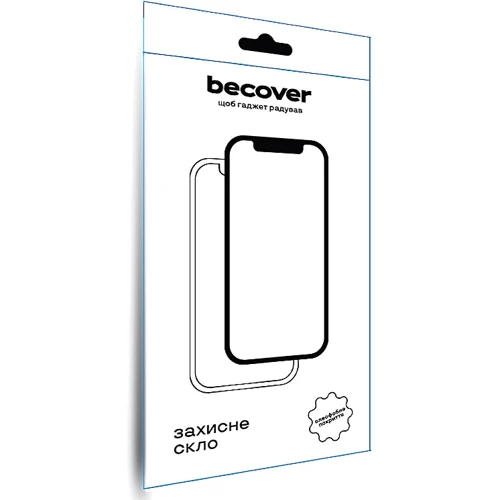 Захисне скло для iPhone BeCover Tempered Glass 10D Black для iPhone 14 Plus (707971/711326) фото 5