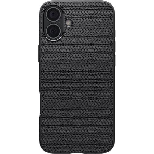 Чехол для iPhone Spigen Liquid Air Matte Black (ACS08194) for iPhone 16: Цвет черный