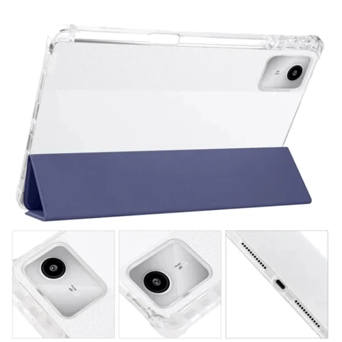 Аксессуар для планшетных ПК BeCover Case Book Soft Edge with Pencil mount Deep Blue for Lenovo Tab M11 TB-TB330FU/Xiaoxin Pad 11 2024 (712539)