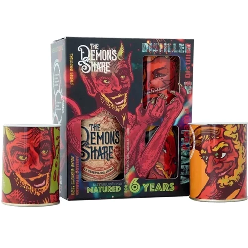 Ром The Demon's Share 6 лет в подарочной упаковке 40% 0.7 л (EV8009366980461): Объем, л 0.7
