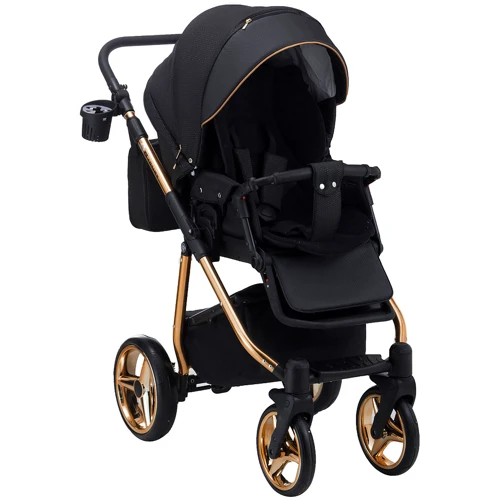 Коляска 2 в 1 Adamex Barcelona Polar (Pink Gold) BR603 (624633): Материал колес полиуретан
