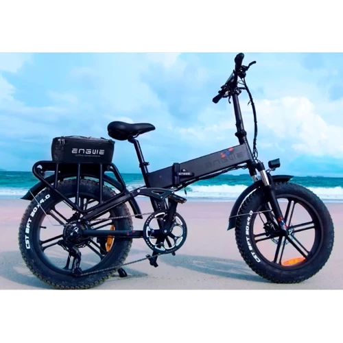 Электровелосипед Engwe Engine Pro (750 Вт, 16 А/ч, 48 В ), колеса 20", синий: Особенности С багажником, Складной, С рулем, С сиденьем, Бортовой компьютер