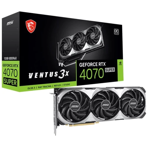Видеокарта MSI GeForce RTX 4070 SUPER 12G VENTUS 3X OC: Интерфейс PCI Express 4.0 x16