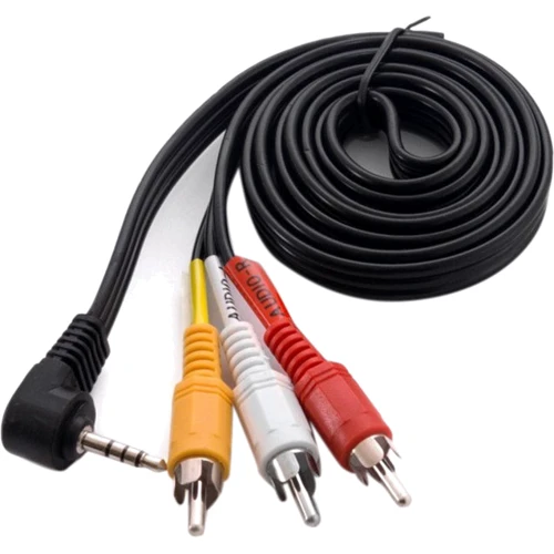 

Extradigital Jack 3.5mm 90° 4pin 3 Rca AV(RYW) (KBV1732)
