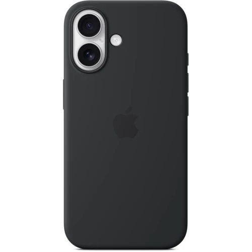 Чехол для iPhone Apple iPhone 16 Silicone Case with MagSafe - Black (MYY13ZM/A): Тип чехла накладка на заднюю часть