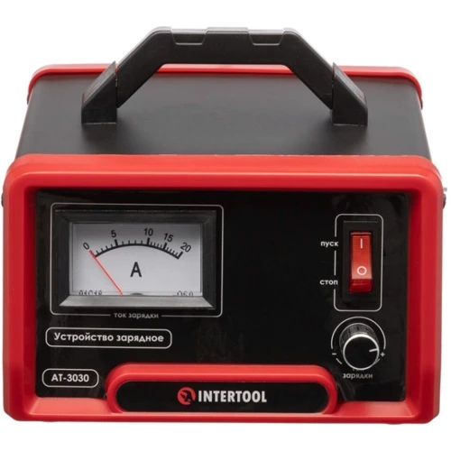 Автомобильное зарядное устройство Intertool AT-3030: Минимальное выходное напряжение, В 12