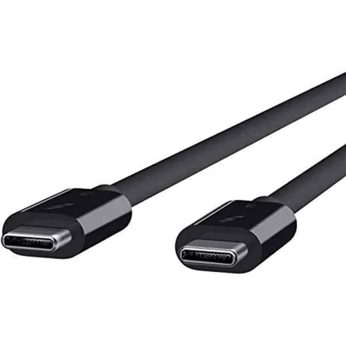 Кабель Belkin Cable USB-C to USB-C Thunderbolt 3 40Gbps 0.8m Black (F2CD084bt0.8MBK): Тип USB-C - USB-C