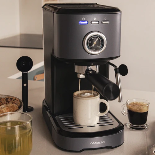 Кофеварка CECOTEC Power Espresso 20 Pecan Steel (CCTC-00275): Габариты, см 18х31х31