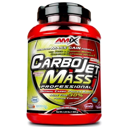 Гейнер Amix CarboJet Gain Mass Professional 1800 g / 18 servings / strawberry-banana