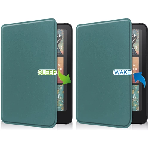 Аксессуар к электронной книге ArmorStandart Leather Case Dark Green for Amazon Kindle Paperwhite 12th Gen 2024 / Kindle Colorsoft (ARM81958): Дополнительно Материал: искусственная кожа