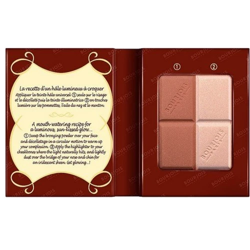 Bourjois Delice de Poudre DUO Пудра для обличчя блискуча з ефектом засмаги 16.5 g: Призначення Разглаживание