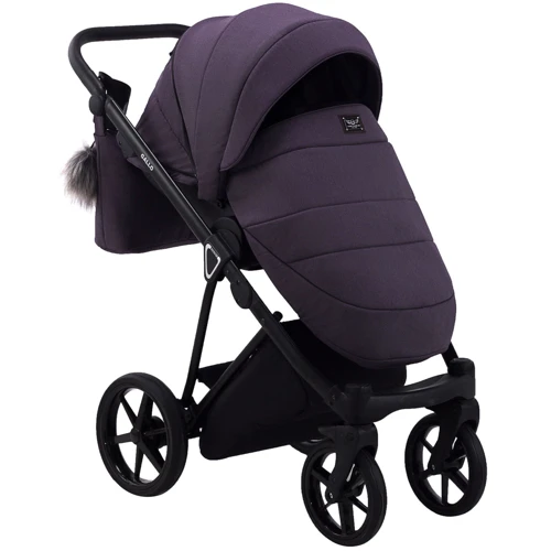 Коляска 2 в 1 Adamex Gallo Thermo GA-8 plum perfect: Матеріал коліс резина