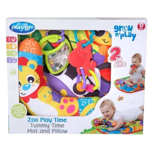 Розвиваючий килимок Playgro Зоопарк з подушечкою (0186988): Тип развивающий коврик