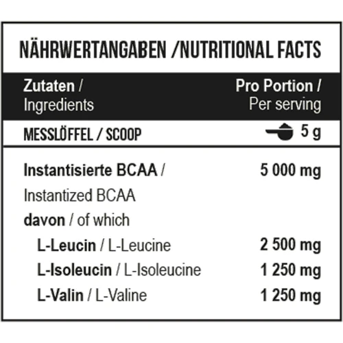 Амінокислота для спорту MST BCAA ZERO 450 g /90 servings/ Unflavored: Смак Без вкуса
