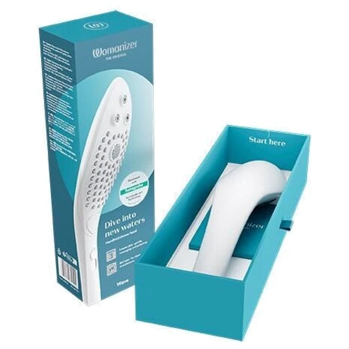 Насадка-стимулятор для душу 2в1 Womanizer Wave White