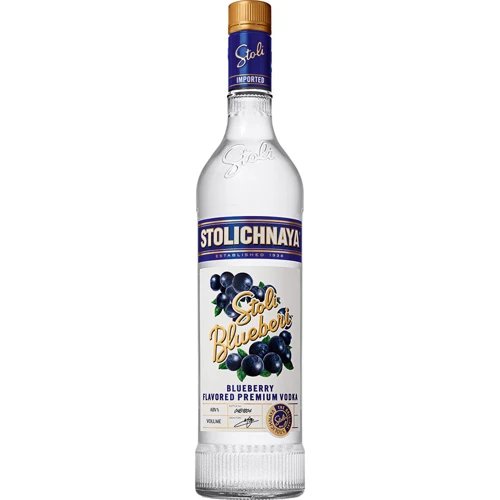 Алкогольний напій Stolichnaya Blueberi 37.5% 0.7л (PRA4750021000461)