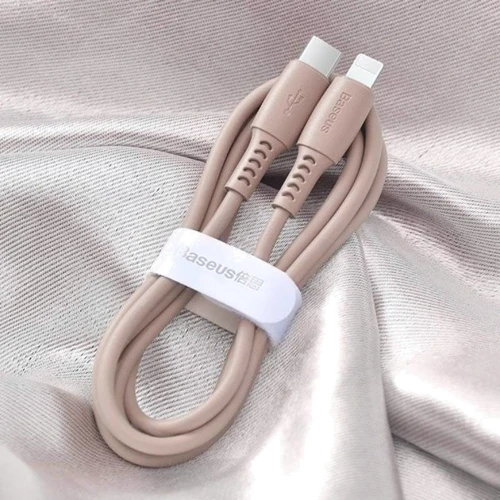 Кабель Baseus Cable USB-C to Lightning Colorful 18W 1.2m Pink (CATLDC-04) фото 5