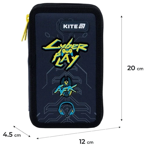 Набор Kite рюкзак + пенал + сумка для обуви 556 Cyber (SET_K25-556M-2): Цвет черный