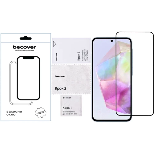 BeCover Tempered Glass Black for Samsung A366 Galaxy A36 5G (712886)