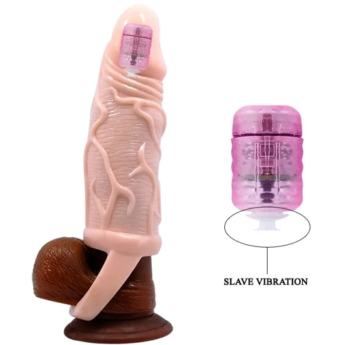 Насадка на член LYBAILE Pretty Love Carson Penis Sleeve Vibration Flesh